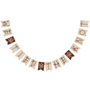 WIR TIEFEN DIE KNOTE WIMPELKETTE