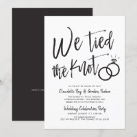 Wir tippen den Knoten | Post Wedding Party