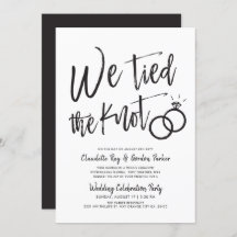 Wir tippen den Knoten | Post Wedding Party