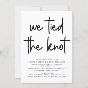 Wir tippten die Einladung zur Hochzeitsempfehlung 