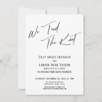 Wir tippten die Knot Simple Elegant Typografie