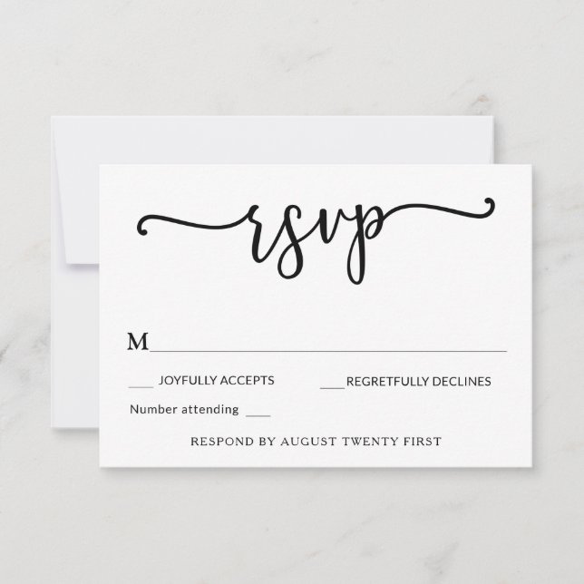 Wir tippten die Knot-UAWG-Umschließkarte Einladung (Vorderseite)