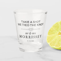 Wir tippten die Personalisierte Hochzeit der Knote