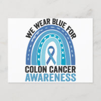 Wir tragen Blue for Colon Cancer Awareness Geschen