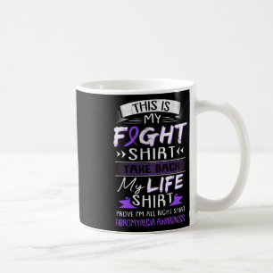 Wir tragen ein Lila Fibromyalgie-Gaben Kaffeetasse