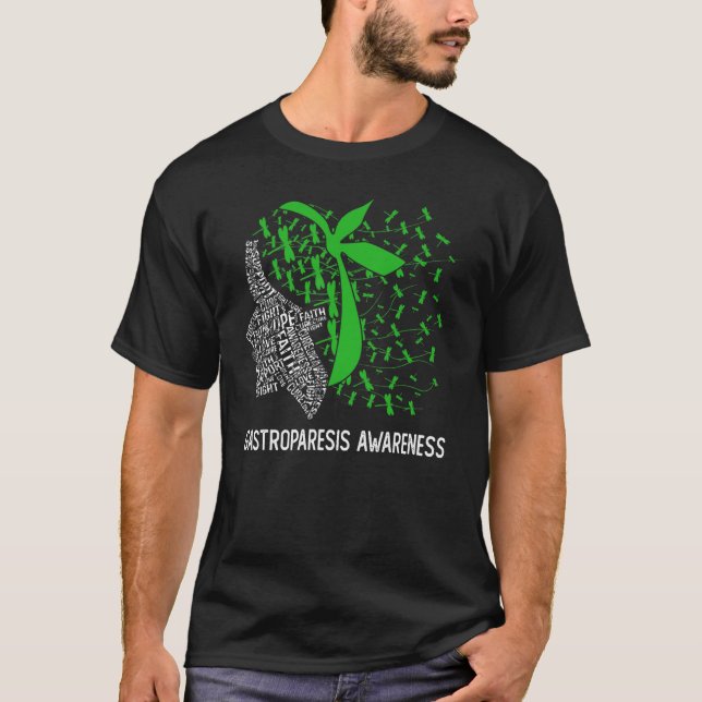 Wir tragen Grün für Gastroparesis Awareness T-Shirt (Vorderseite)