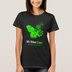 Wir tragen grüne Rückenmarksverletzung Butterf T-Shirt