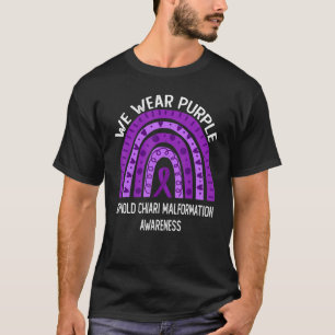 Wir tragen Lila für Arnold Chiari Malformation Bew T-Shirt
