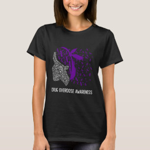 Wir tragen Lila für das Bewusstsein einer Arzneimi T-Shirt