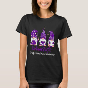 Wir tragen Lila für das Bewusstsein für Arzneimitt T-Shirt