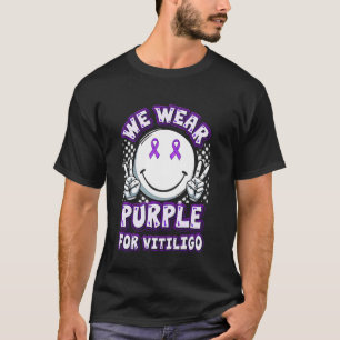 Wir tragen Lila für das Vitiligo-Bewusstsein T-Shirt