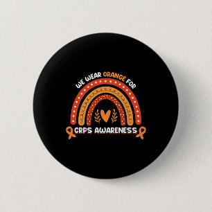Wir tragen Orange für Crps Awareness Month Orange Button