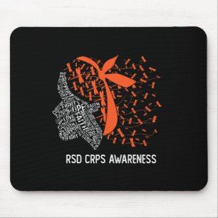 Wir tragen Orange für RSD Crps Sensibilität 2 Mousepad