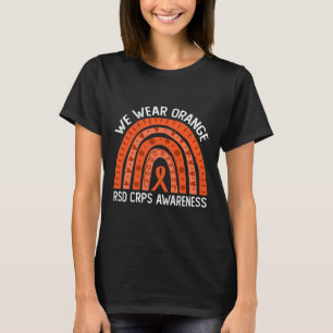 Wir tragen Orangen Regenbogen für Rsd Crps Sensibi T-Shirt