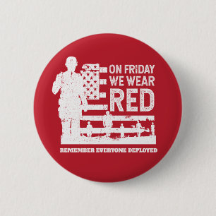 Wir tragen Red Friday Soldier Button