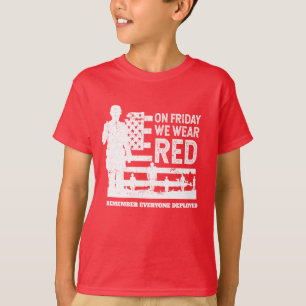 Wir tragen Red Friday Soldier T-Shirt