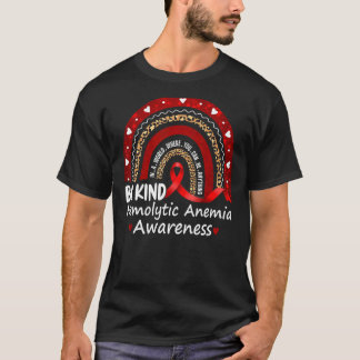 Wir tragen Red wegen hämolytischer Anämie Bewussts T-Shirt