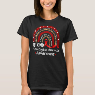 Wir tragen Red wegen hämolytischer Anämie Bewussts T-Shirt