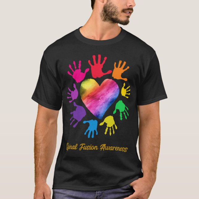 Wir tragen Regenbogen für Sal Fusion Awareness T-Shirt (Vorderseite)