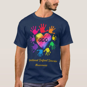 Wir tragen Regenbogenfarben für ODD-Bewusstsein T-Shirt