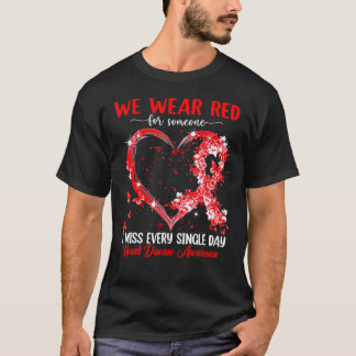Wir tragen Rosa für Herzkrankheiten T-Shirt
