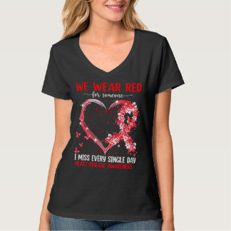Wir tragen Rosa für Herzkrankheiten T-Shirt
