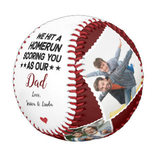 Wir treffen auf eine Homerun-Vater-FotoCollage   V Baseball