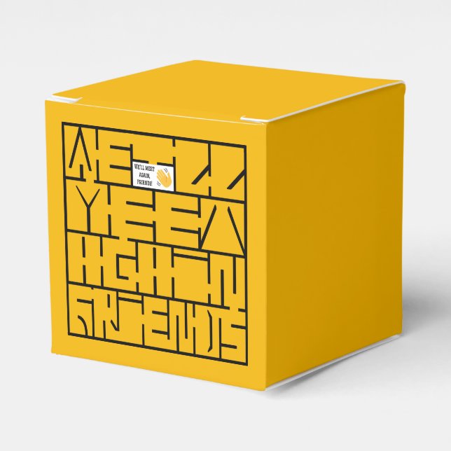 Wir treffen uns wieder, Freunde Geschenkschachtel (Vorderseite)