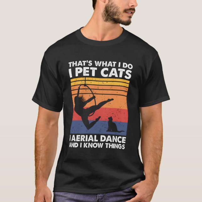 Wir trinken Katzenkatzen Lyra Aerial Hoop Dancer T-Shirt (Vorderseite)
