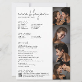 Wir tun - alles in einem BW - QR - 5 Fotos - Hochz