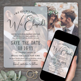 Wir tun es, wir haben gepflückt! Foto Hochzeit Emp Save The Date