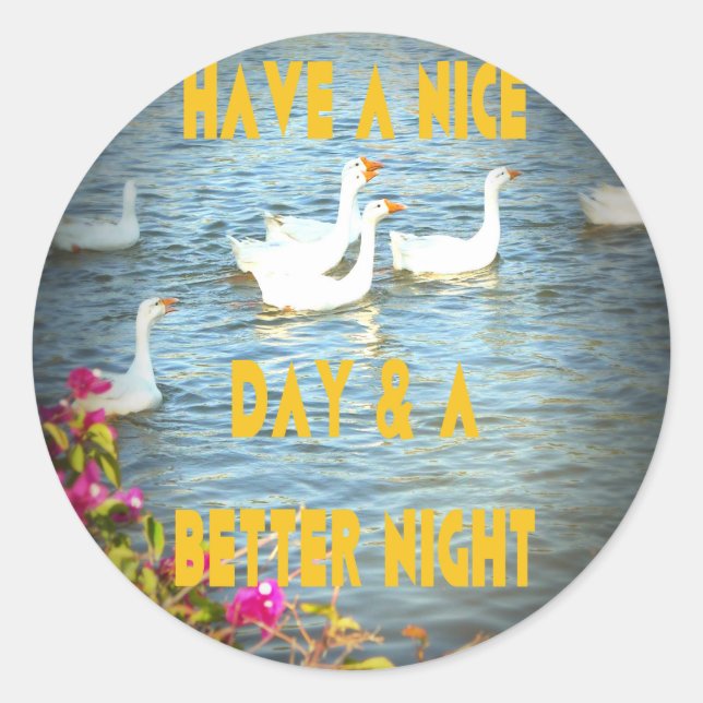 Wir verließ unseren Kunden immer zufrieden und zuf Runder Aufkleber (Vorderseite)