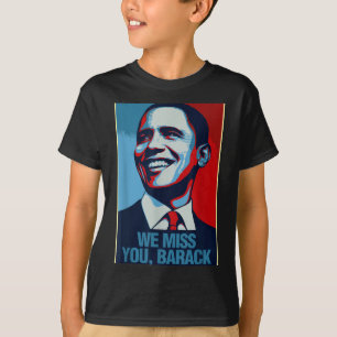 Wir vermissen dich Barack Obama Portrait T-shirt.p T-Shirt