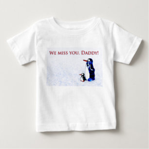 Wir vermissen dich, Daddy. Baby T-shirt