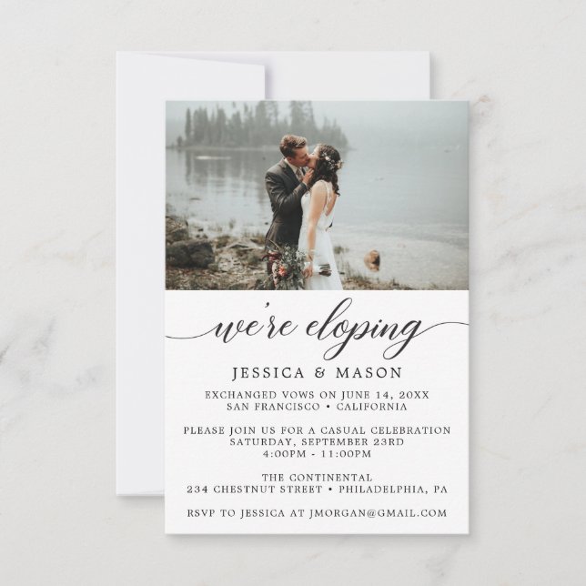 Wir veröffentlichen eine einladende Ankündigung (Vorderseite)