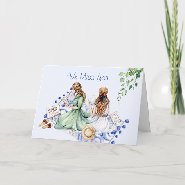 Wir verpassen, dass Sie bald von einer Gruppe von  Karte (Vorderseite)