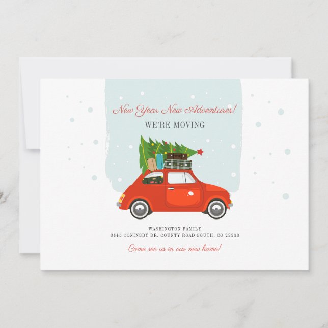 Wir verschieben neue Ankündigung (Vorderseite)