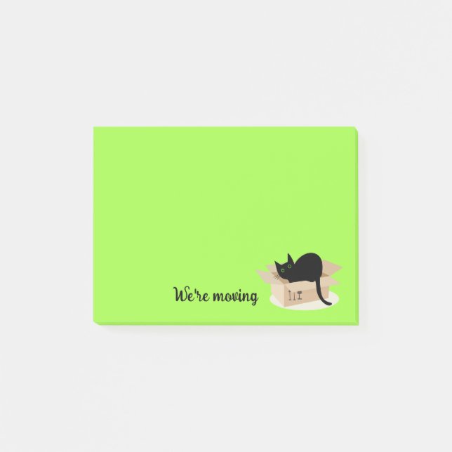 wir verschieben Post-it-Notizen Post-it Klebezettel (Vorderseite)