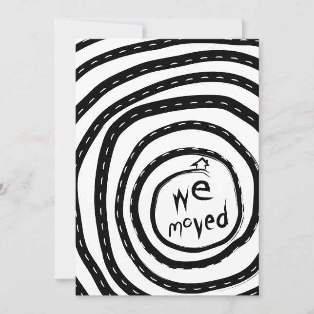 wir verschoben Ankündigung (Spiralweg) (Vorderseite)