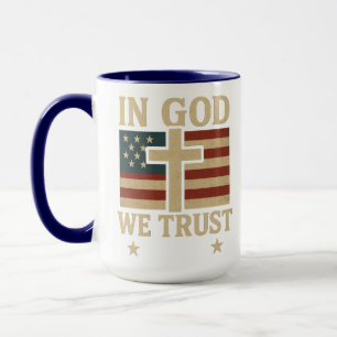 Wir vertrauen Gott Tasse