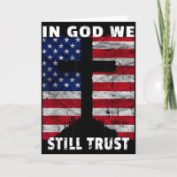 Wir vertrauen immer noch auf Gott Amerikanische Fl
