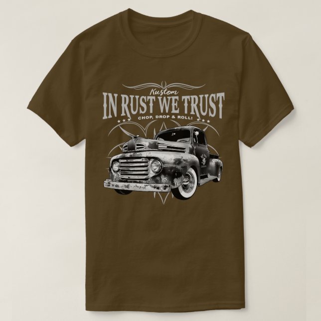 Wir vertrauen LKW 1 T-Shirt (Design vorne)