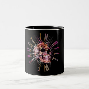 WIR VERTRAUEN ZWEIFARBIGE TASSE
