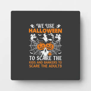 Wir verwenden Halloween Angst Geist Kürbisse Hexe Fotoplatte