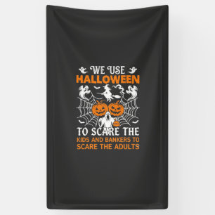 Wir verwenden Halloween Grusel Geist Kürbisse Hexe Banner