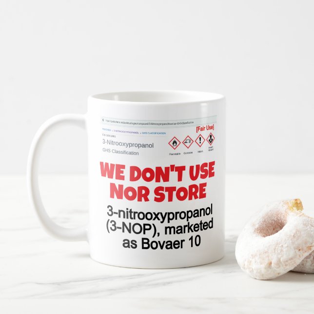 Wir verwenden kein 3-NOP-Speicher von RoseWrites-T Kaffeetasse (Mit Donut)