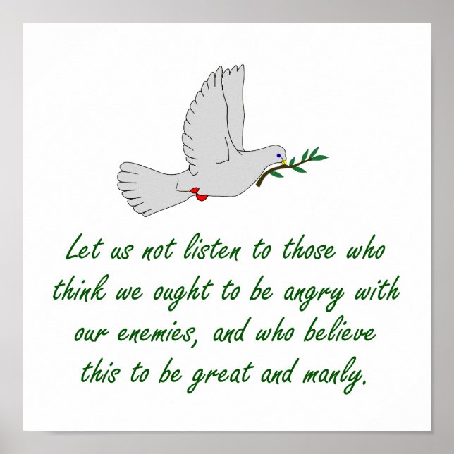 Wir verzeihen einander - Zitate zum Verzeihen von  Poster (Vorne)