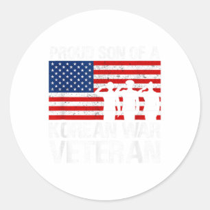 Wir Veteran Family Apparel & Amp; Geschenkartikel  Runder Aufkleber