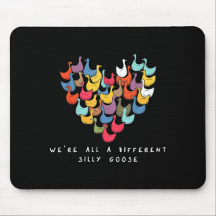 Wir waren alle eine andere alberne Gans Herz Inklu Mousepad