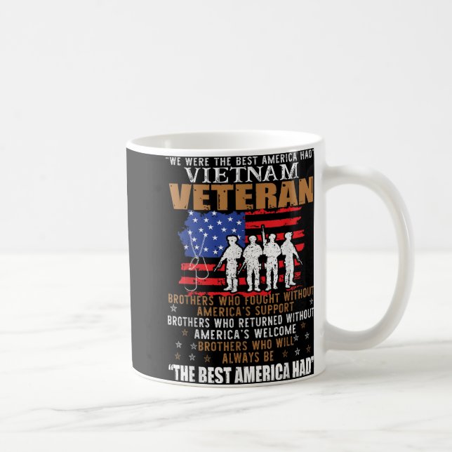 Wir waren das beste Amerika, das Vietnam Veteran B Kaffeetasse (Rechts)